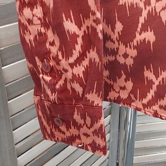 Women's Long Sleeve Button-Down Shirt | Knox Rose  | Large - Picture 7 of 13